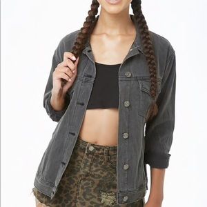 Faded denim wash jacket